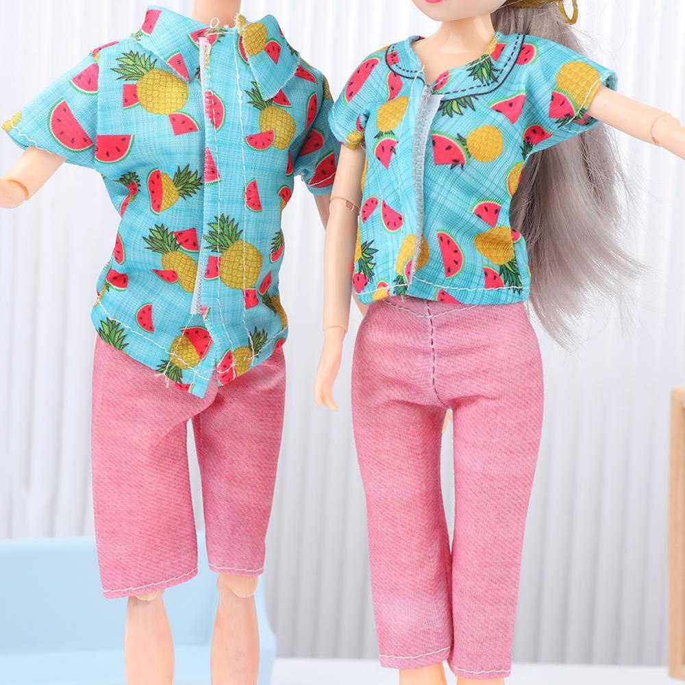 LUOL Set 2 Bộ Quần Áo Mini 30cm Cho Búp Bê