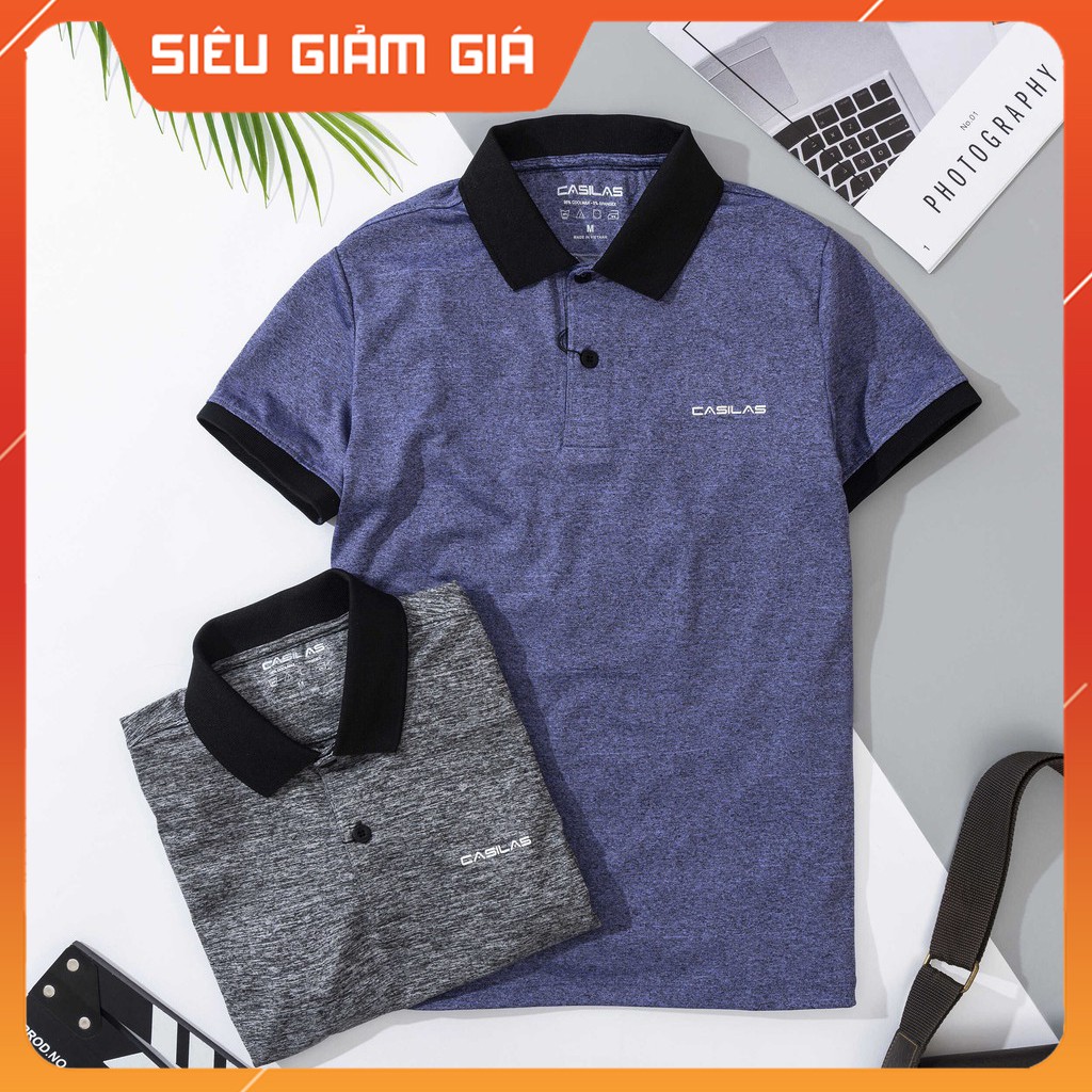 Áo thun nam polo có cổ, áo phông polo nam vải mềm mịn co giãn 4 chiều P2107