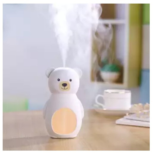 Máy Phun Sương Tạo Ẩm Mini Hình Gấu Sạc Pin An Toàn Cho Người Sử Dụng (Giao Màu Ngẫu Nhiên)