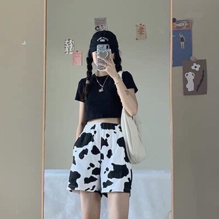 Quần short bò sữa
