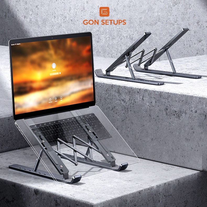 Giá đỡ laptop, giá kê Macbook N3 cao cấp hợp kim nhôm GỌN Setups