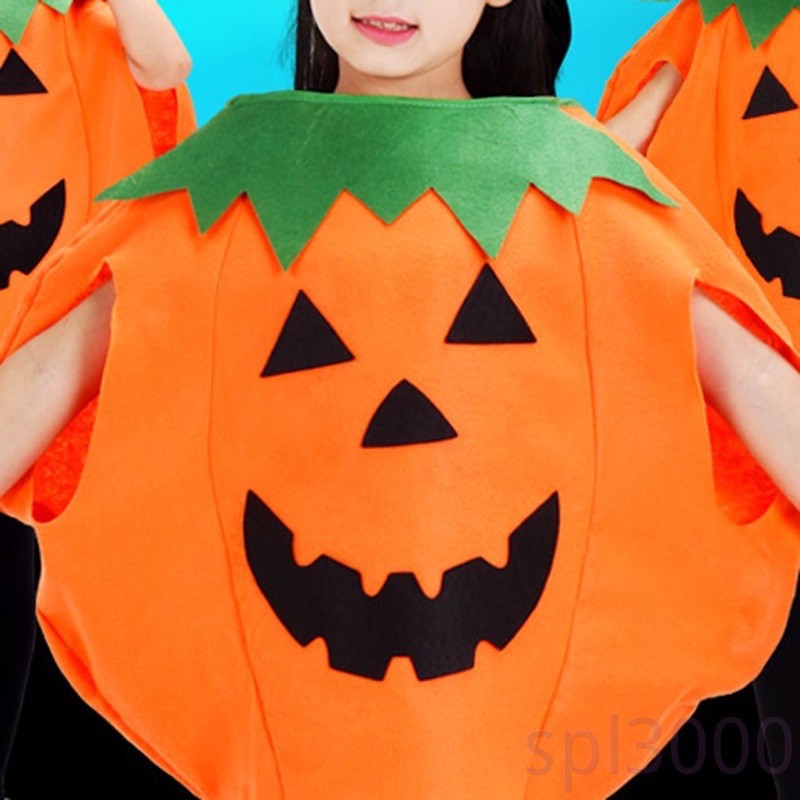 Áo bí ngô Kèm Nón Hóa Trang Halloween Cho Bé