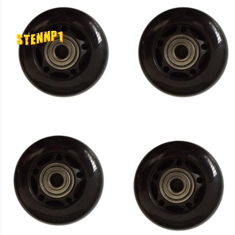 4Pcs 7cm Roller Skates Rubber Wheels Anti-Skid Mute Wear-Resistant Roller Skates Roller Skate Accessories