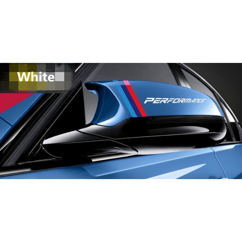 1 Cặp Đề Can Dán Gương Chiếu Hậu Xe Hơi Thể Thao BMW 1 3 4 5 Series