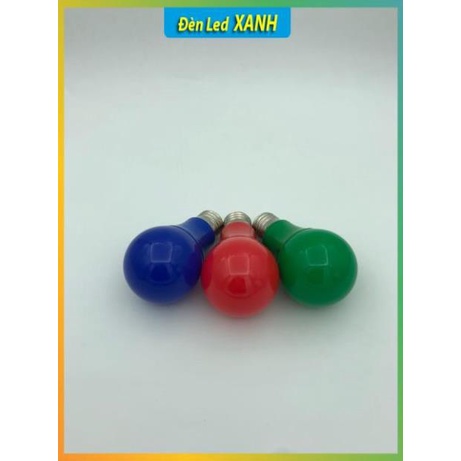 Đèn Led trang trí, bóng đèn màu xanh lá, Xanh dương, đỏ 5w dùng để trang trí nhà cửa, phòng ngủ, quán cafe, sân vườn....