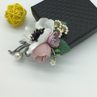 Trâm cài áo handmade cao cấp đính hoa- TC71