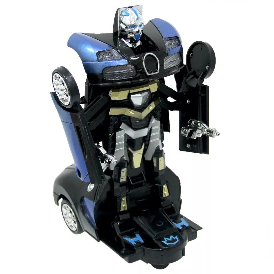 Đồ chơi Robot biến hình thành xe hơi Sports car Transforming  có nhạc đèn kidstoys tv