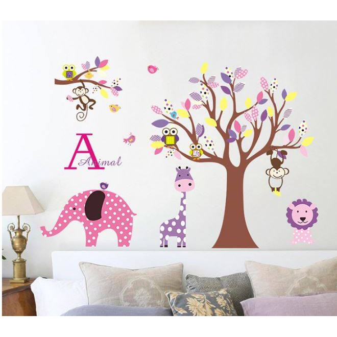 Combo 4 DECAL DÁN TƯỜNG CHO BÉ | BigBuy360 - bigbuy360.vn