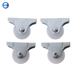 Set 4 Bánh Xe Nhựa Màu Trắng 25mm Thay Thế Dành Cho Đồ Nội Thất