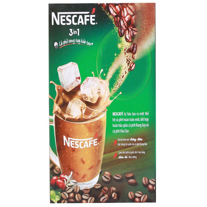 Cà phê sữa NesCafé 3 in 1 đậm vị cà phê 340g