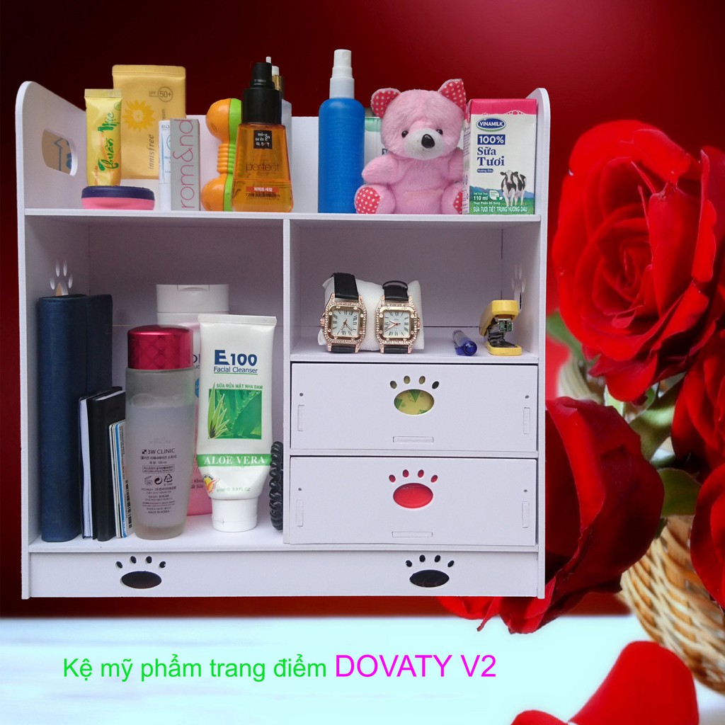 KỆ ĐỰNG MỸ PHẨM DOVATY V2 (2020 HÀNG LOẠI 1)