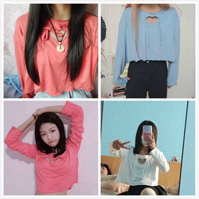 Áo Thun Tay Dài Dáng Rộng Thời Trang Mùa Thu Cho Phái Nữ
