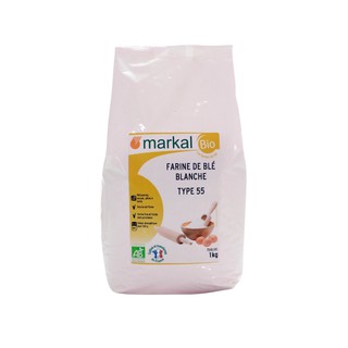 [ORGANIC] BỘT MÌ TRẮNG ĐA DỤNG HỮU CƠ T55 HIỆU MARKAL 1KG