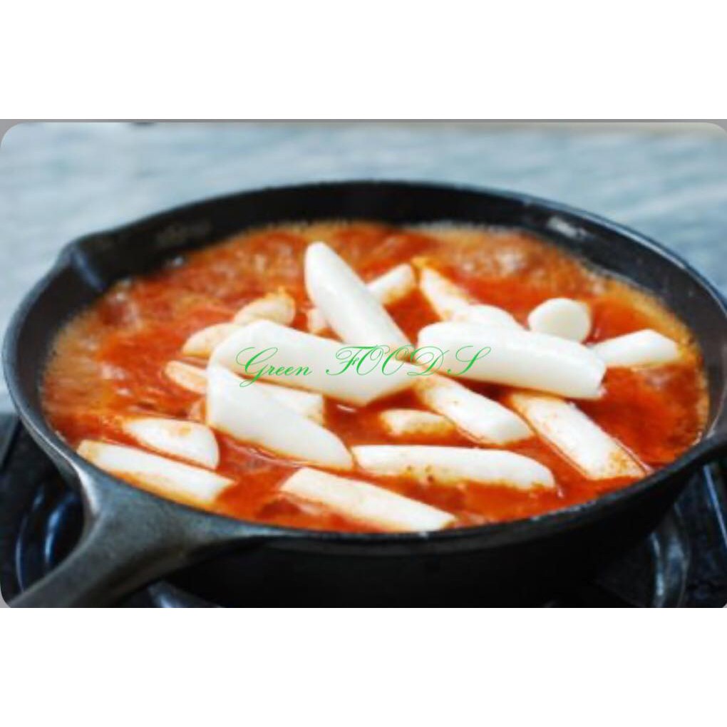 [COMBO 500g + 100g] Bánh Gạo Tokbokki Hàn Quốc + Sốt tương ớt Hàn Quốc loại ngon