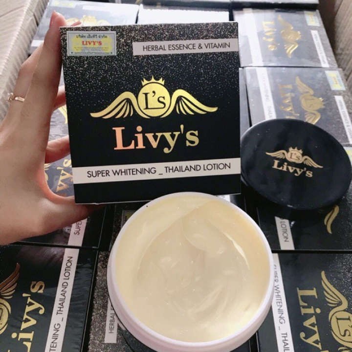 Kem body Livy’s đen chính hãng Thái Lan 250ml
