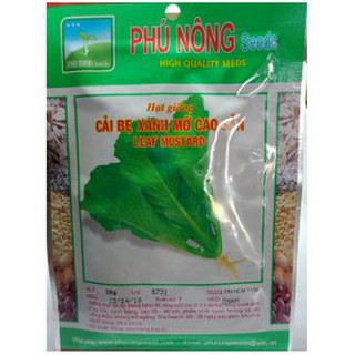 Hạt giống cải bẹ xanh mỡ Phú Nông