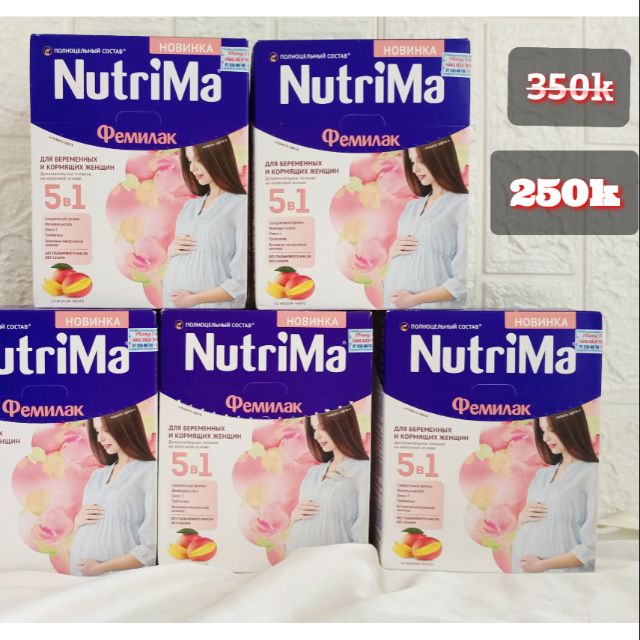 Sữa bà bầu nutrima 350gr