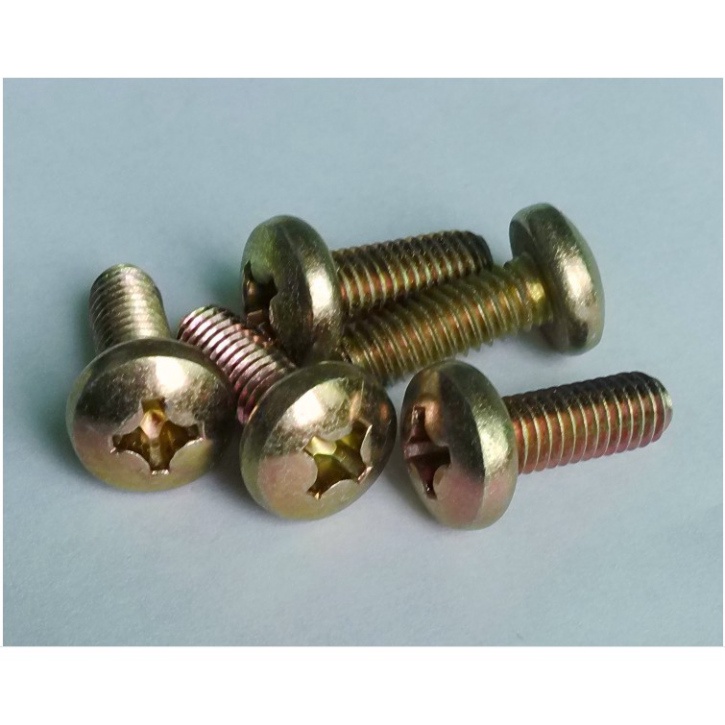 Combo 50c Bulong tự ren, tự taro M5X10, M5x12 thép mạ