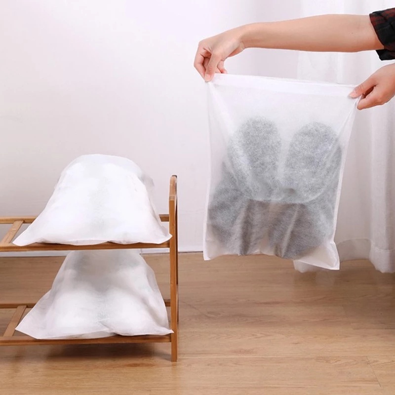 Set 5 Túi Dây Rút Đựng Giày Chống Nắng Chống Bụi Thân Thiện Với Môi Trường Chất Lượng Cao