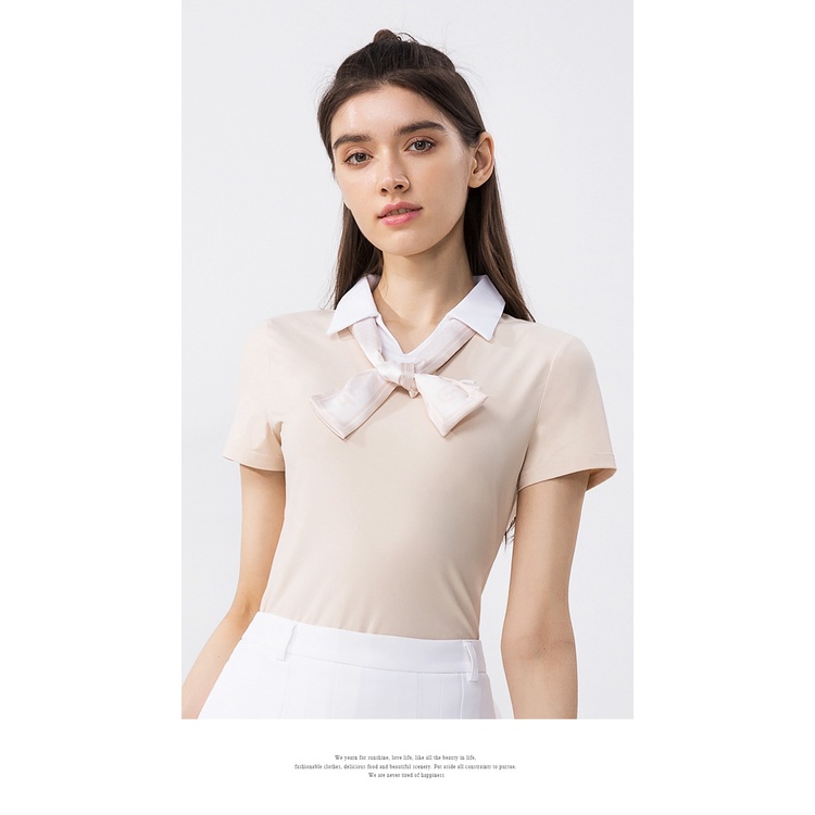 Áo Thun Tay Ngắn Dáng Ôm Thoáng Khí Thoải Mái Thời Trang Mùa Hè Cho Nữ