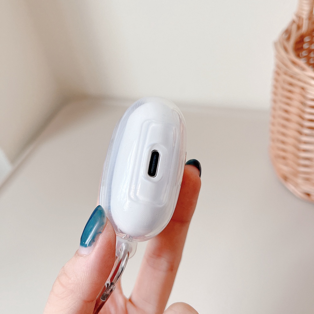 Vỏ Bảo Vệ Hộp Sạc Tai Nghe Bluetooth Không Dây Lenovo LP40 / Lenovo LP40S LP40PRO Trong Suốt Họa Tiết Hoạt Hình Dễ Thương