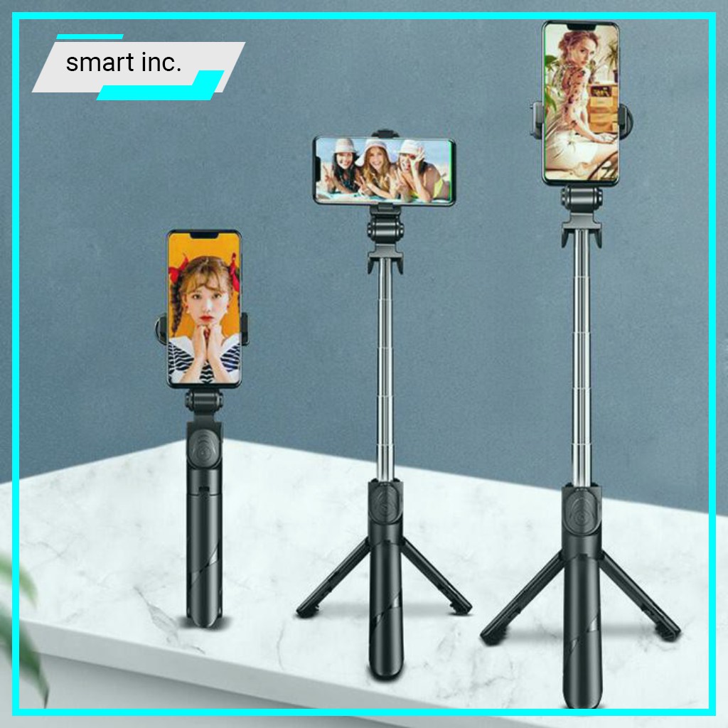 Gậy Selfie Bluetooth Chụp Hình Ảnh Tự Sướng Remote 👄FREESHIP👄 Tripod 3 Chân Đế Đỡ Điện Thoại Giá Đỡ Smartphone Gấp Gọn | BigBuy360 - bigbuy360.vn