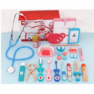 Bộ đồ chơi bác sĩ nha khoa gỗ cao cấp