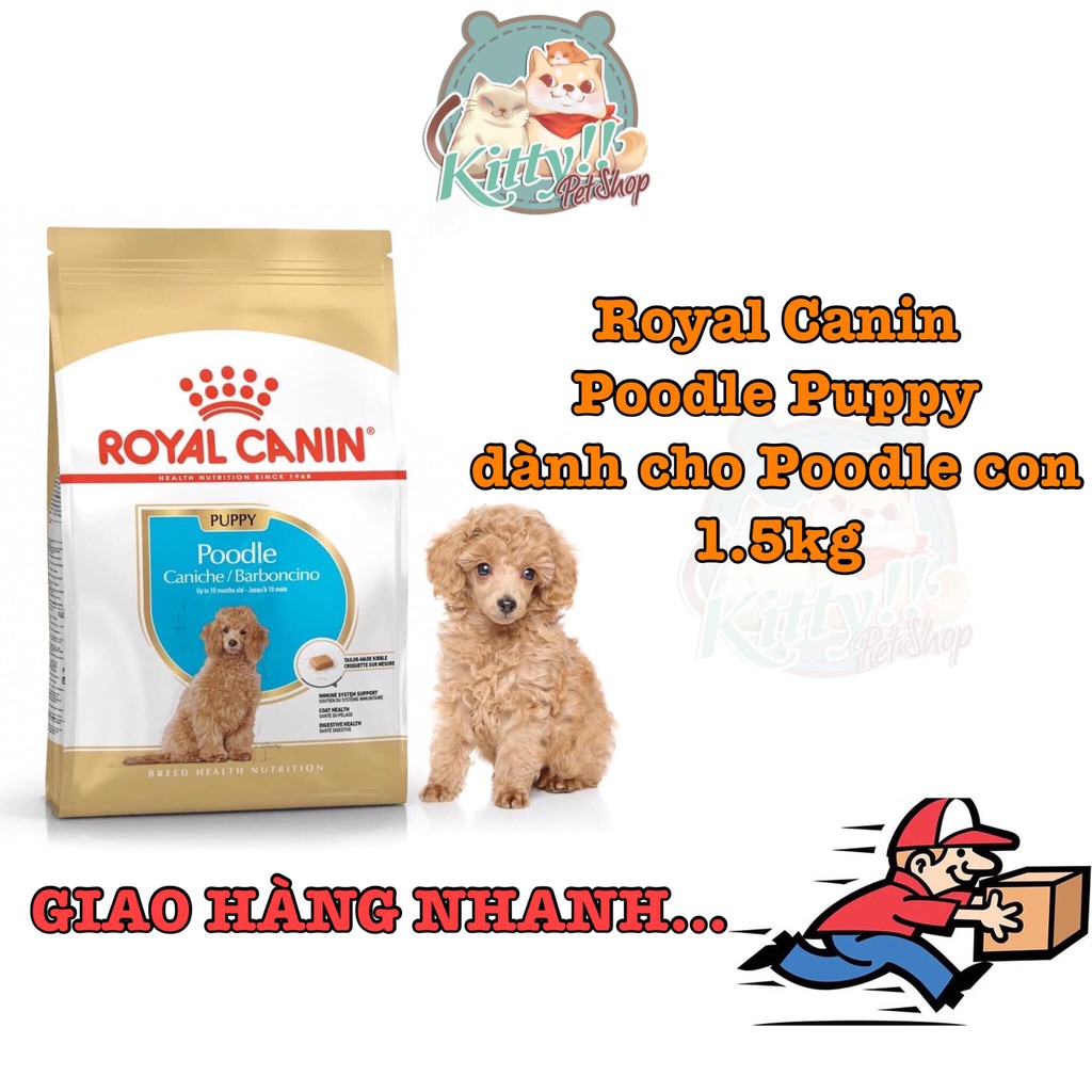 Thức ăn cho chó poodle nhỏ ROYAL CANIN POODLE PUPPY 1,5kg
