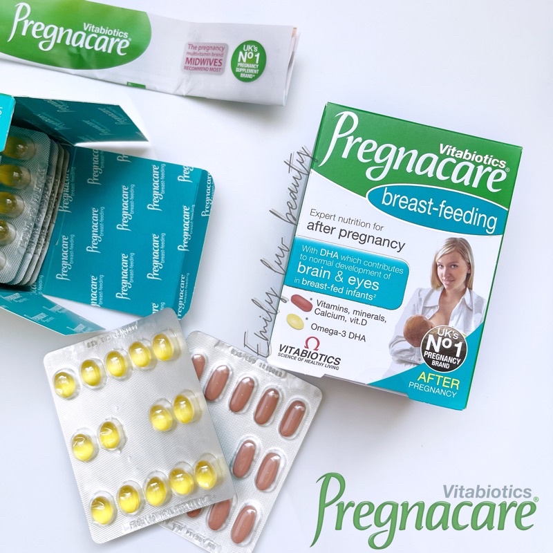 Vitamin tổng hợp cho mẹ sau sinh Pregnacare Breastfeeding Anh