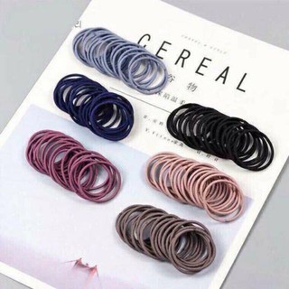 1k set 5 chun buộc tóc Hàn Quốc nhiều màu (hình thật ảnh cuối)