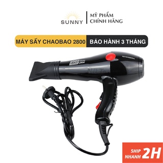 Máy sấy tóc CHAOBA 2800 công suất lớn 2000W, 2 chế độ sấy nóng mát, bảo hành lên đến 3 tháng về nguồn điện