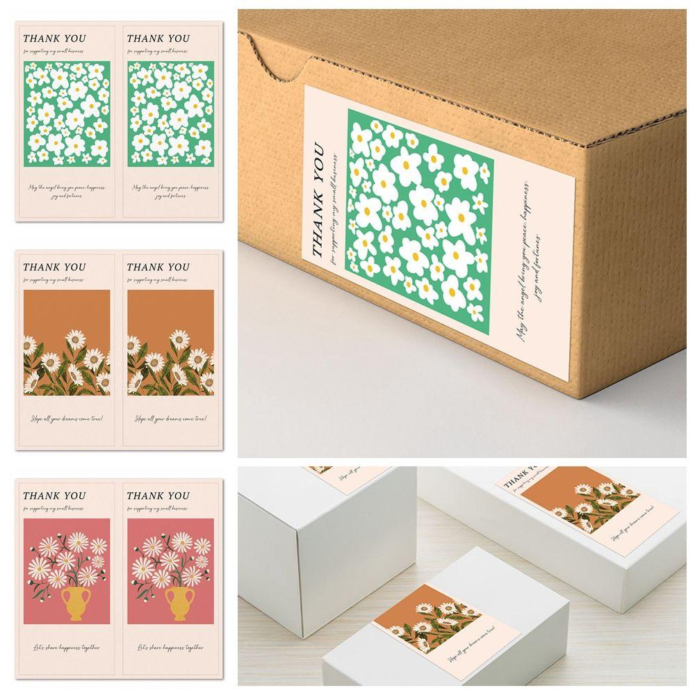 YOLA Set 50 Sticker Cảm Ơn Bạn Dán Trang Trí Gói Quà 5 * 10cm