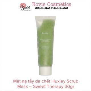 (Minisize) Mặt nạ tẩy da chết Huxley Secret Of Sahara Scrub Mask Sweet Therapy tuýp 30gr