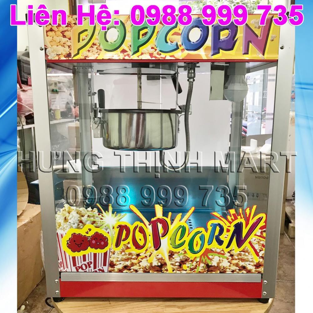 Nồi nổ bắp rang bơ điện tủ kính POPCORN-2021