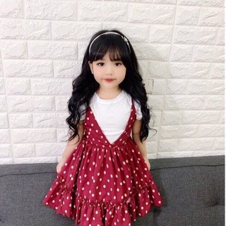 👗👗SET VÁY CHẤM BI CHO BÉ GÁI ☀☀