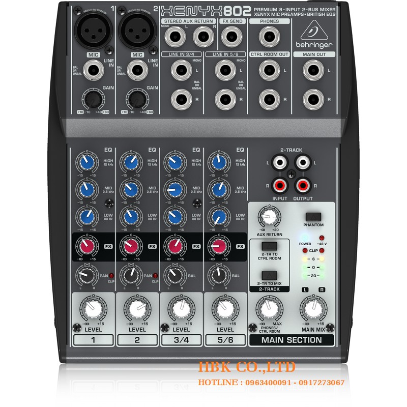 Mixer Behringer XENYX 802