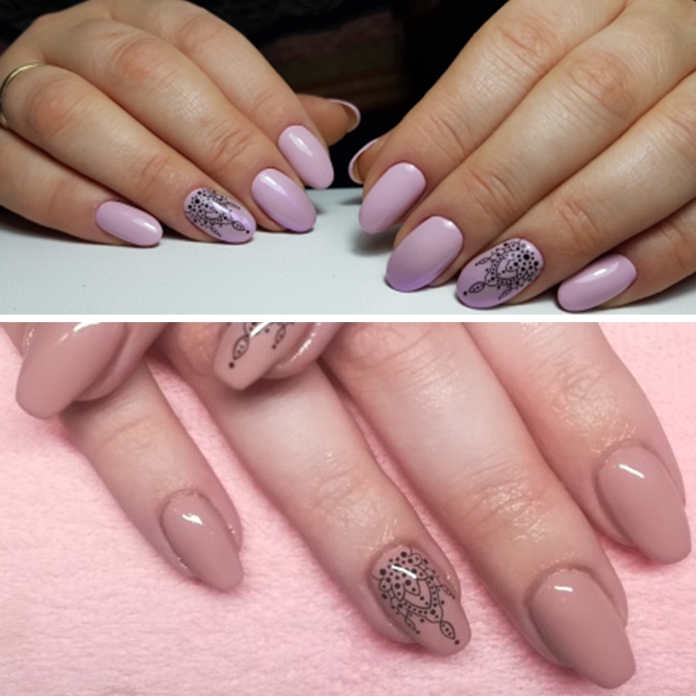 [Hàng mới về] Hình dán móng tay nghệ thuật phong cách gothic retro cổ điển