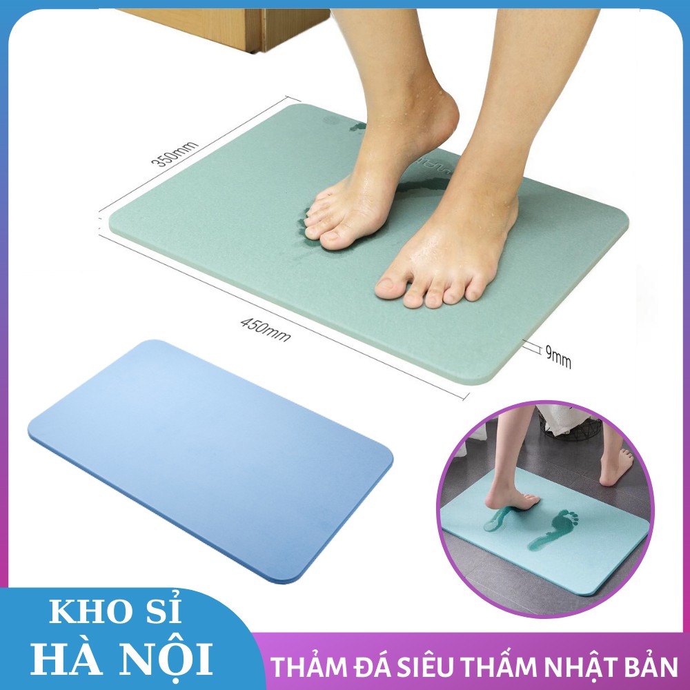 Thảm lau chân đá cứng siêu thấm nước hàng xuất Nhật