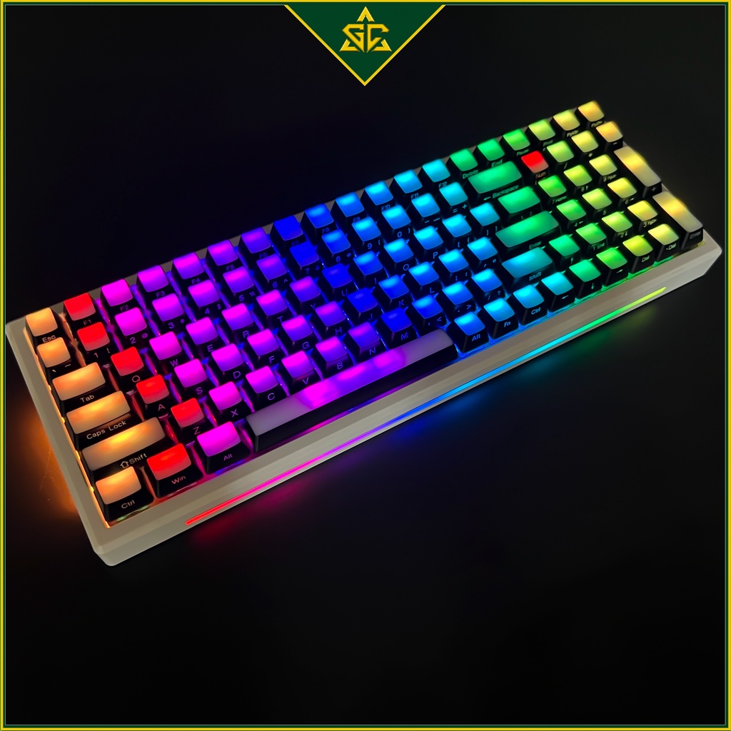 Keycap Pudding Side Print - Keycap Reverse Pudding lắp cho bàn phím cơ LED RGB