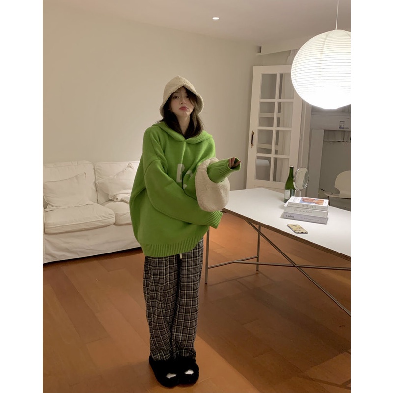 Áo sweater vải dày dễ phối đồ dùng mặc mùa thu đông dành cho nữ