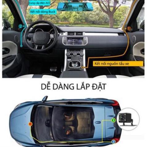 Cam hành trình ô tô BM999 Ekleva 7Inch camera gương chiếu hậu màn hình cảm ứng/ Bảo hành 3 tháng | BigBuy360 - bigbuy360.vn