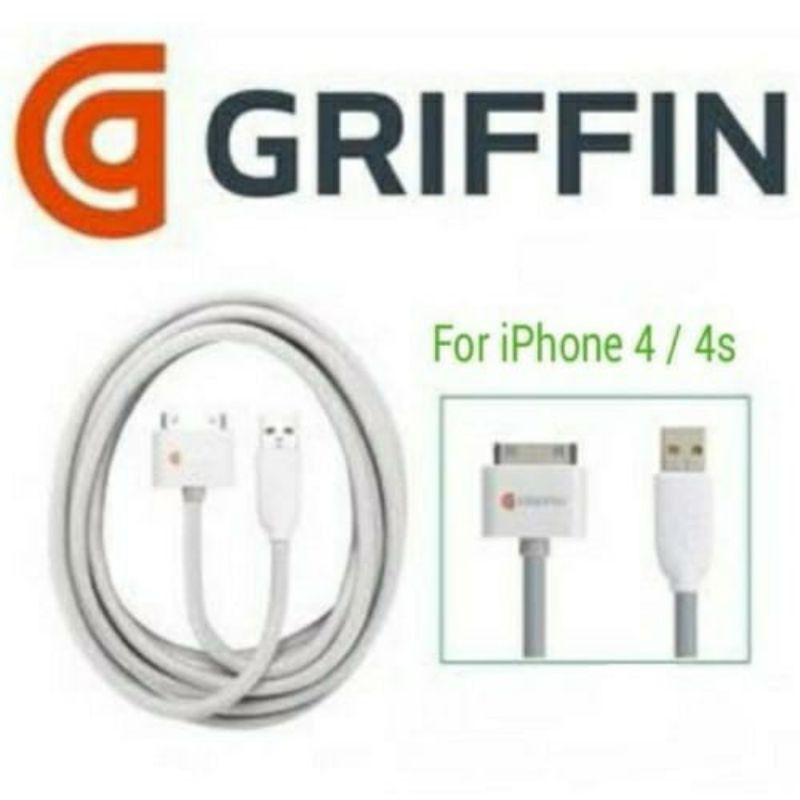 Cáp Sạc Griffin 30 Pin Cho Iphone 4g / 4s / Ipad 1 / 2 / 3 1m