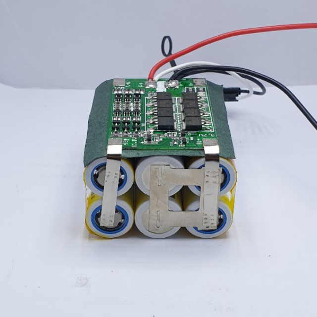 KHỐI PIN INR18650 -  3S-12.6V - 6.000mah Xả 20A