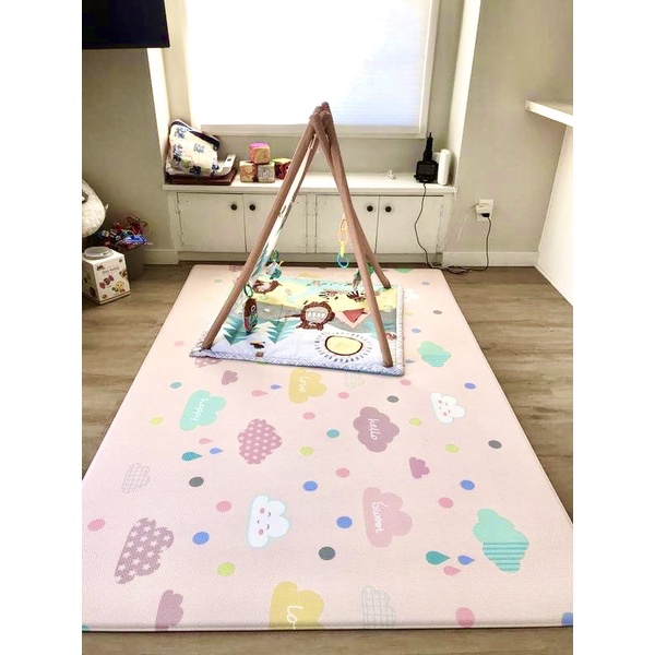 Thảm chơi trẻ em thảm Sillicon Babycare Korea chống thấm, trơn trượt, va đập; không mùi, phai màu độ bền 10 năm
