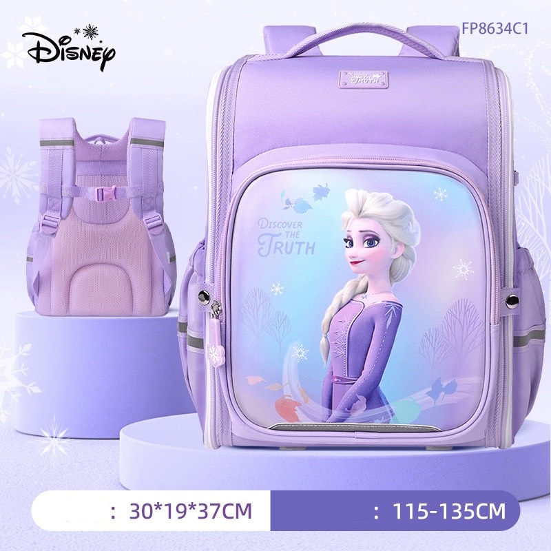 [Xả - dọn kho] Balo học sinh Disney nhẹ mới cho bé gái tiểu học lớp 1 đến lớp 5 bảo vệ cột sống chống gù lưng Savakids