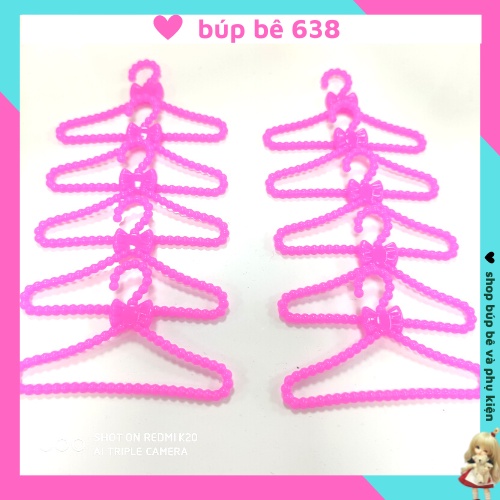 Móc Treo Quần Áo Cho Búp Bê Bằng Nhựa Giá Rẻ Siêu Cứng