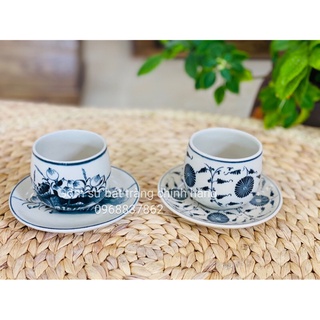 Cốc uống trà men dạn bát tràng