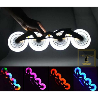 Combo 8 bánh đèn patin phát sáng.