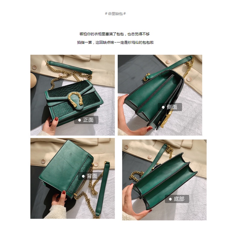 Túi Đeo Vai Họa Tiết Da Cá Sấu Thời Trang Xuân Thu 2023 Cho Nữ