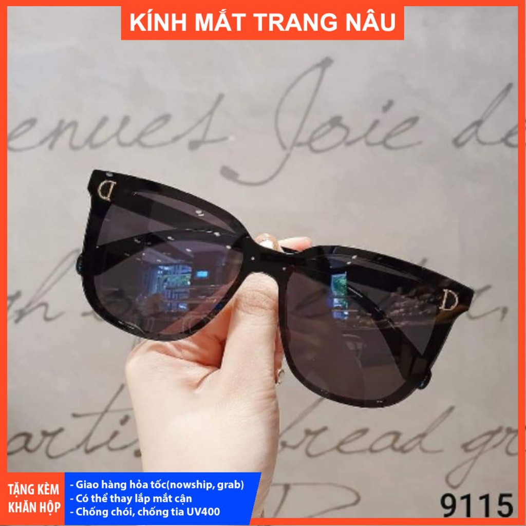 Kính mát thời trang phù hợp đi biển, chống ti UV400 D6 9115